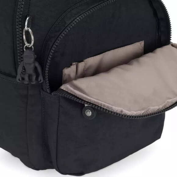 Kipling Seoul Small Tablet Backpack - blue bleu 2 - Picture 4 of 10